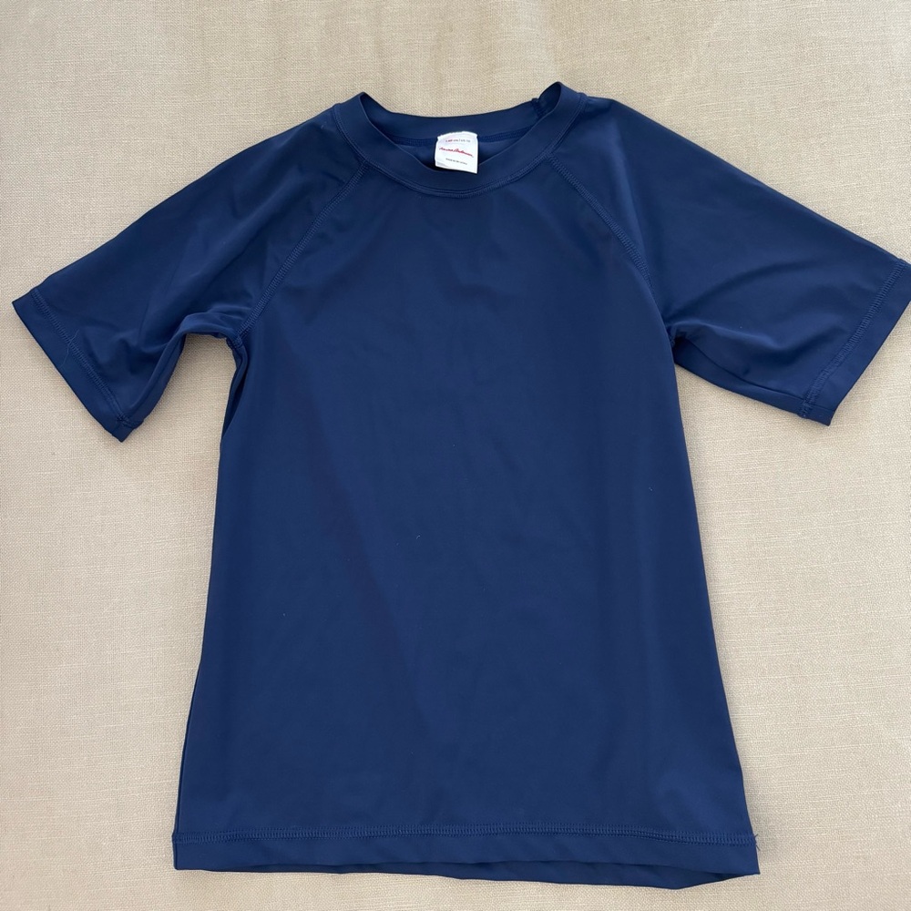 Hanna Andersson Kids Navy Blue Swim Shirt
